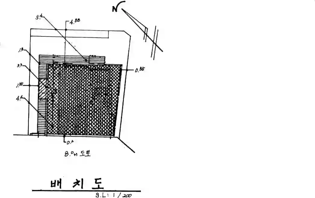 상인동 1582-7 배치도 이미지